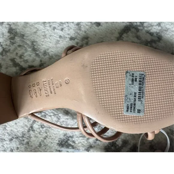 SCHUTZ NWOB Princey Leather Strappy Sandal - Picture 8 of 9